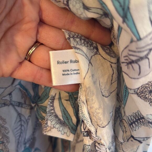 Roller rabbit Goan Forrest Jungle Print Kaftan dress coverup M/L - Picture 7 of 13